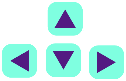 arrow keys